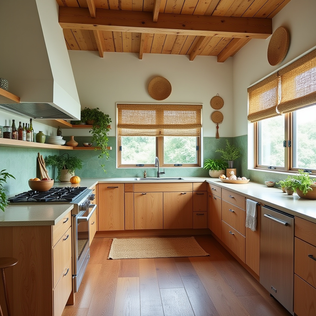 coastal boho kitchen 18