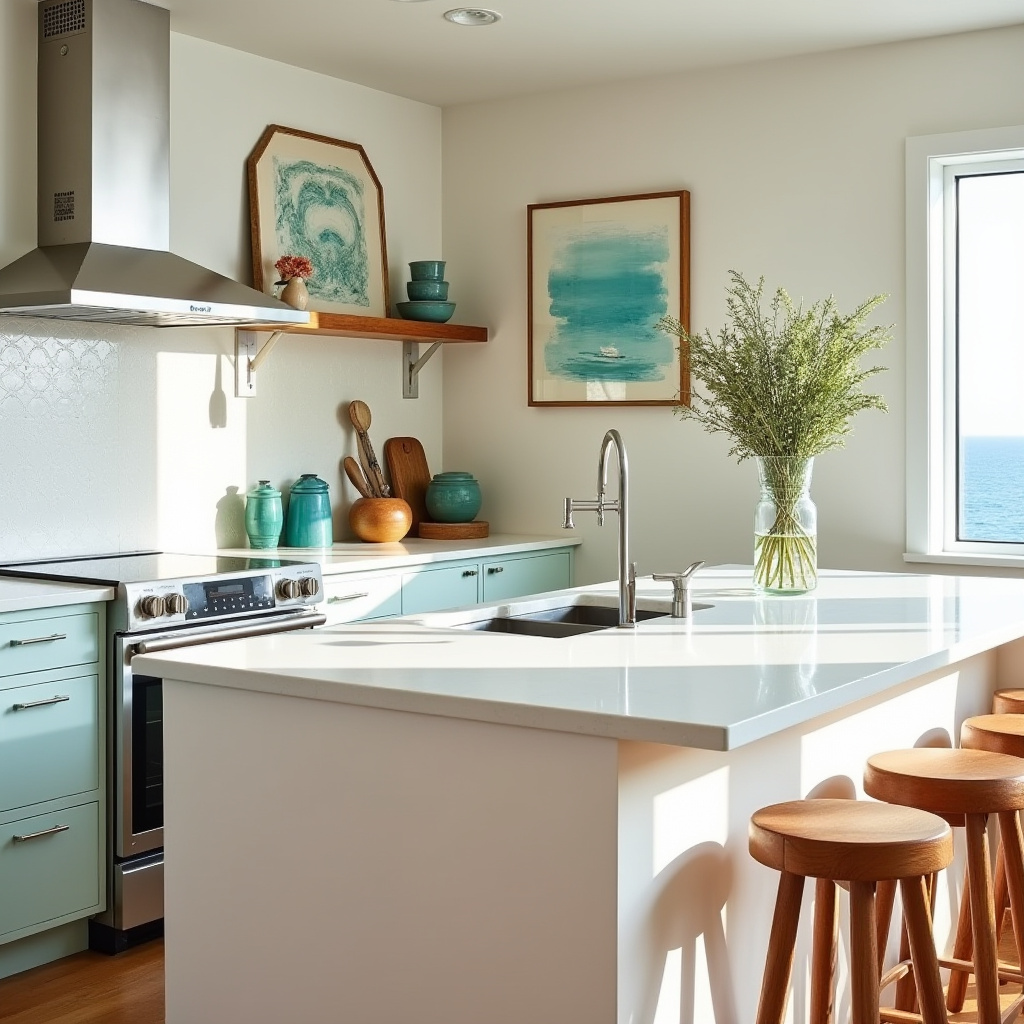 coastal boho kitchen 19