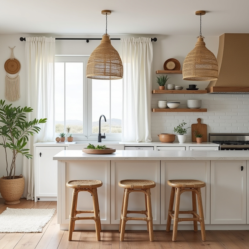coastal boho kitchen 2