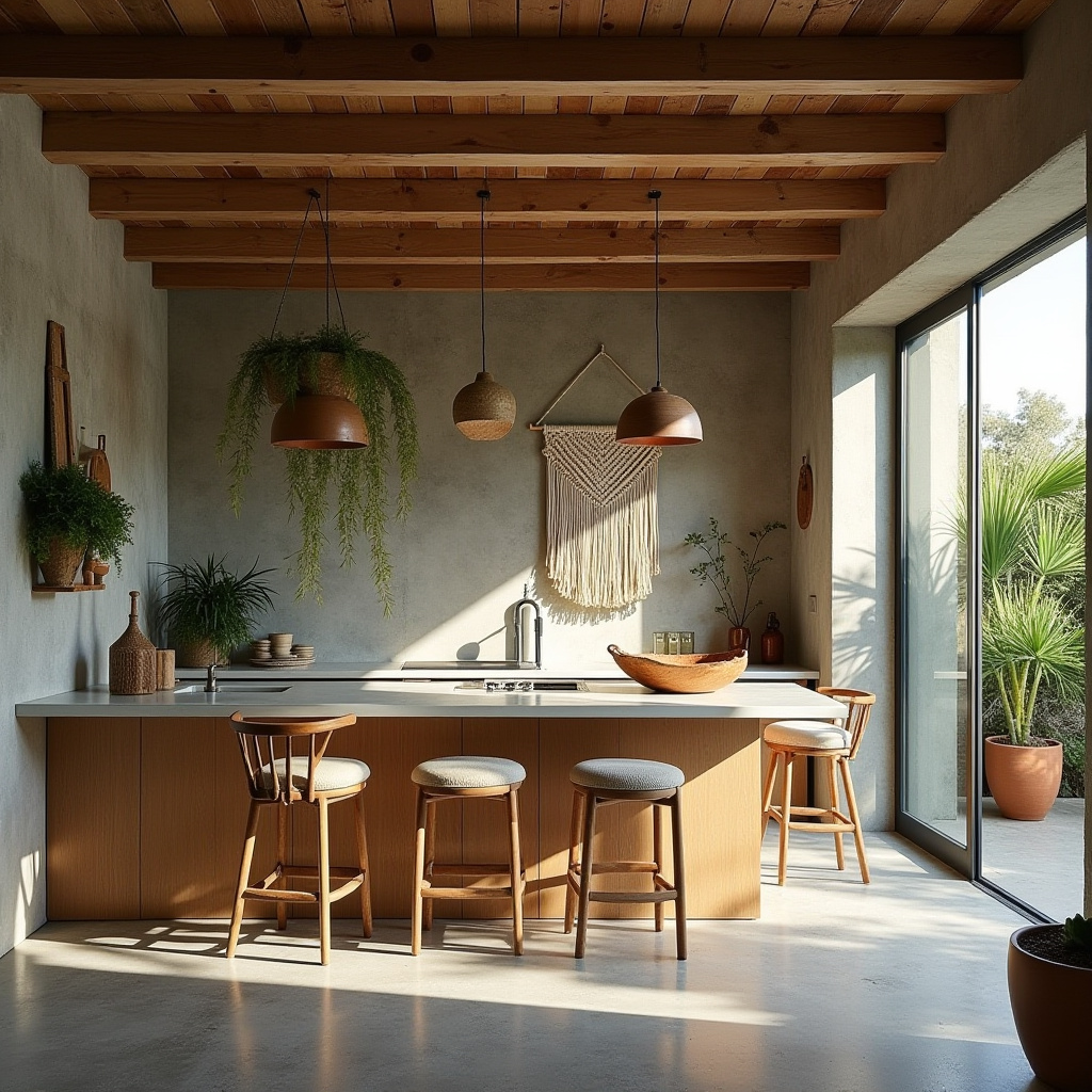 coastal boho kitchen 27
