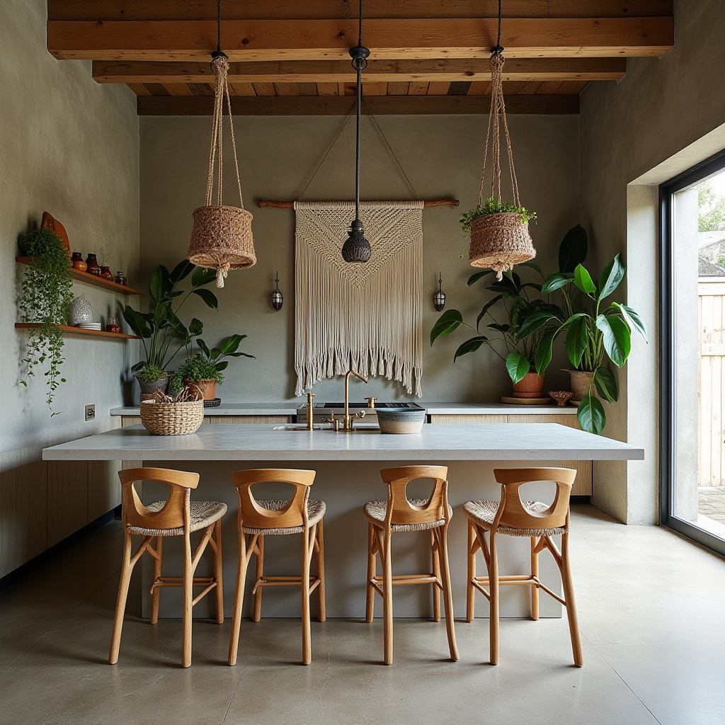 coastal boho kitchen 28