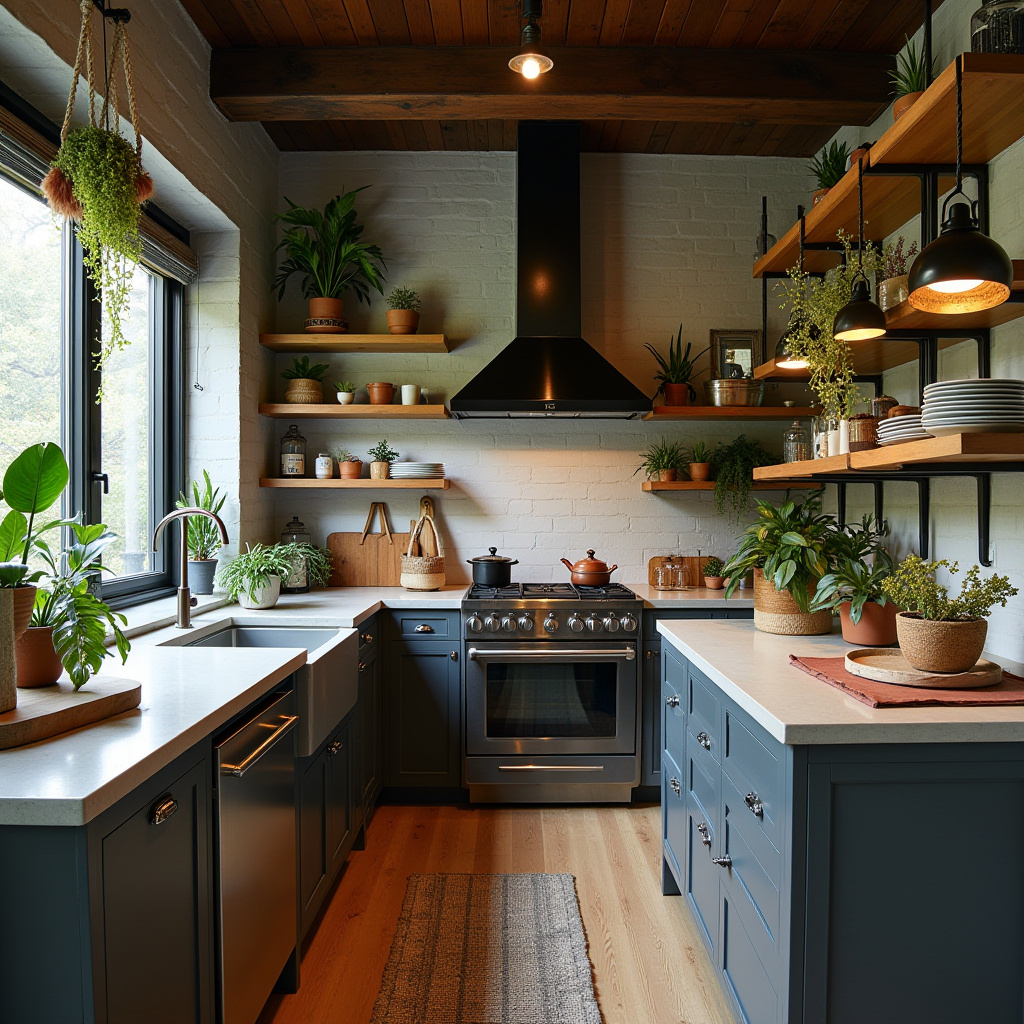 coastal boho kitchen 35