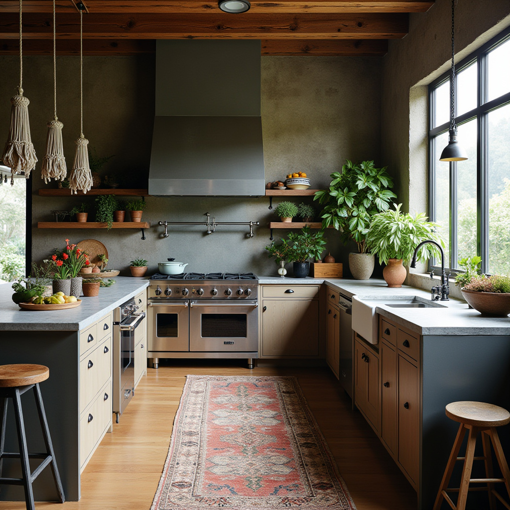 coastal boho kitchen 36