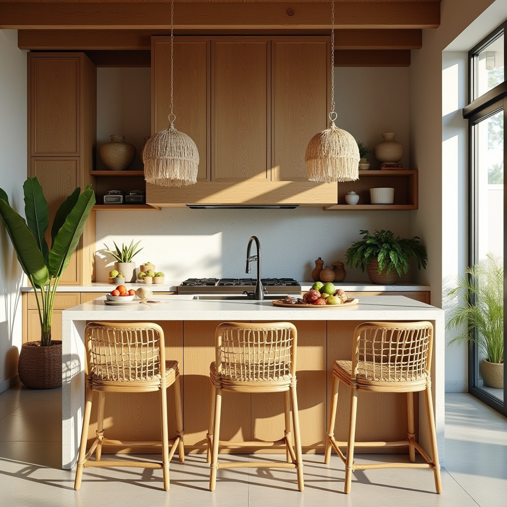 coastal boho kitchen 5