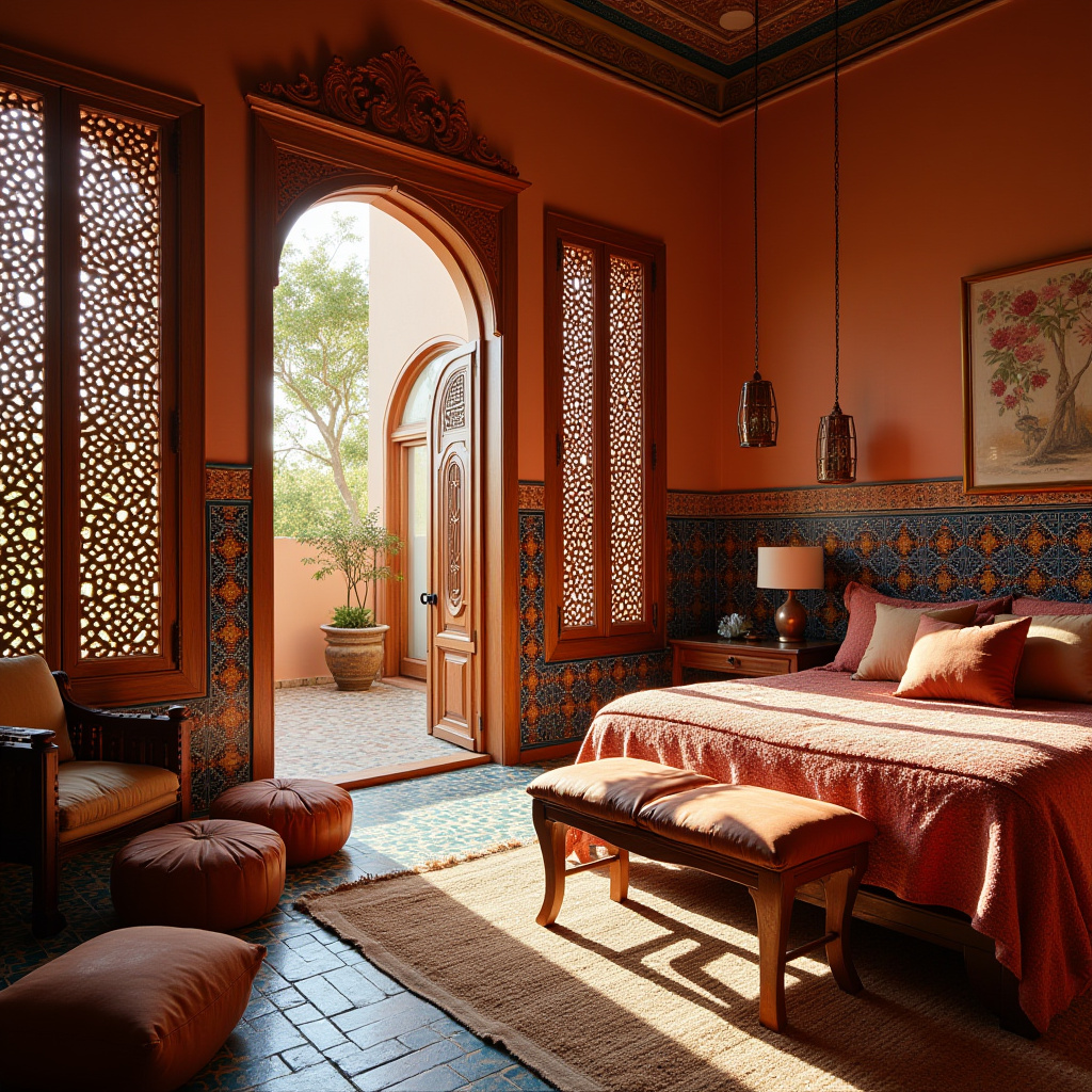 colorful boho bedroom 11
