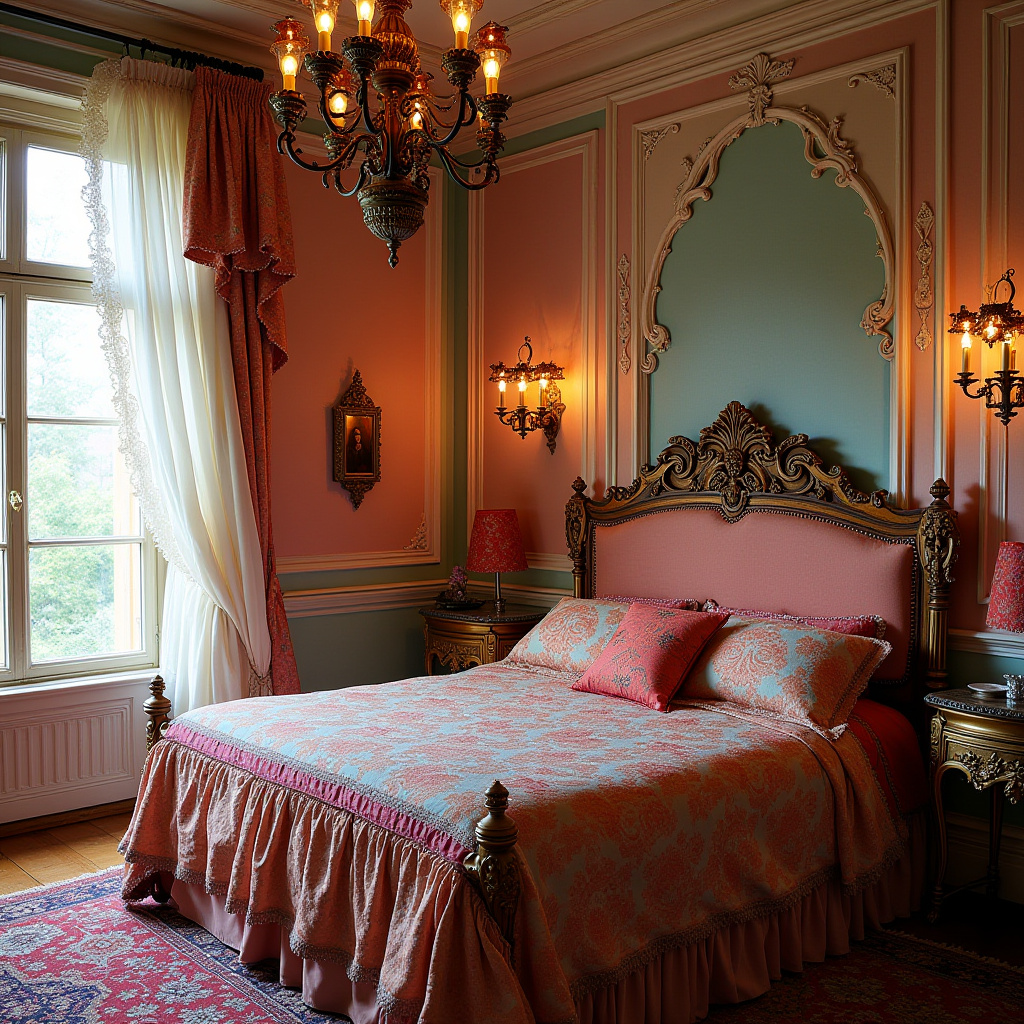 colorful boho bedroom 25