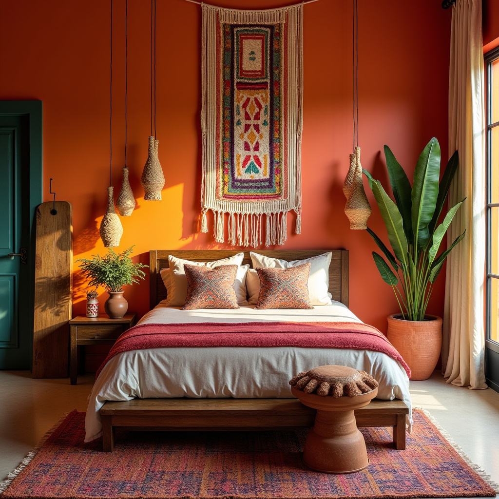 colorful boho bedroom 3
