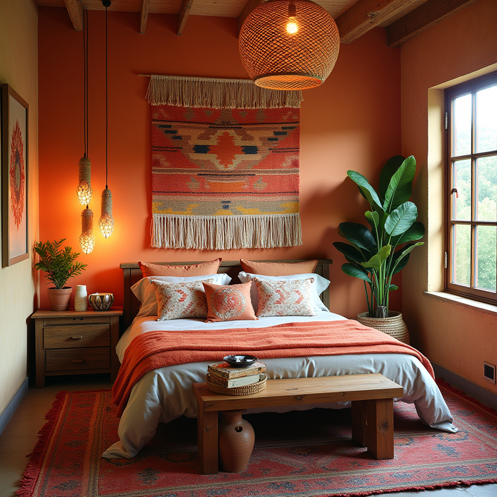 colorful boho bedroom 4