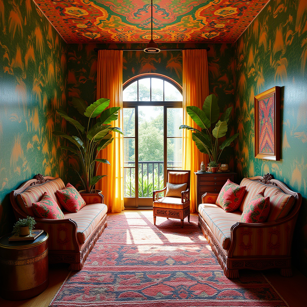 colorful boho bedroom 5