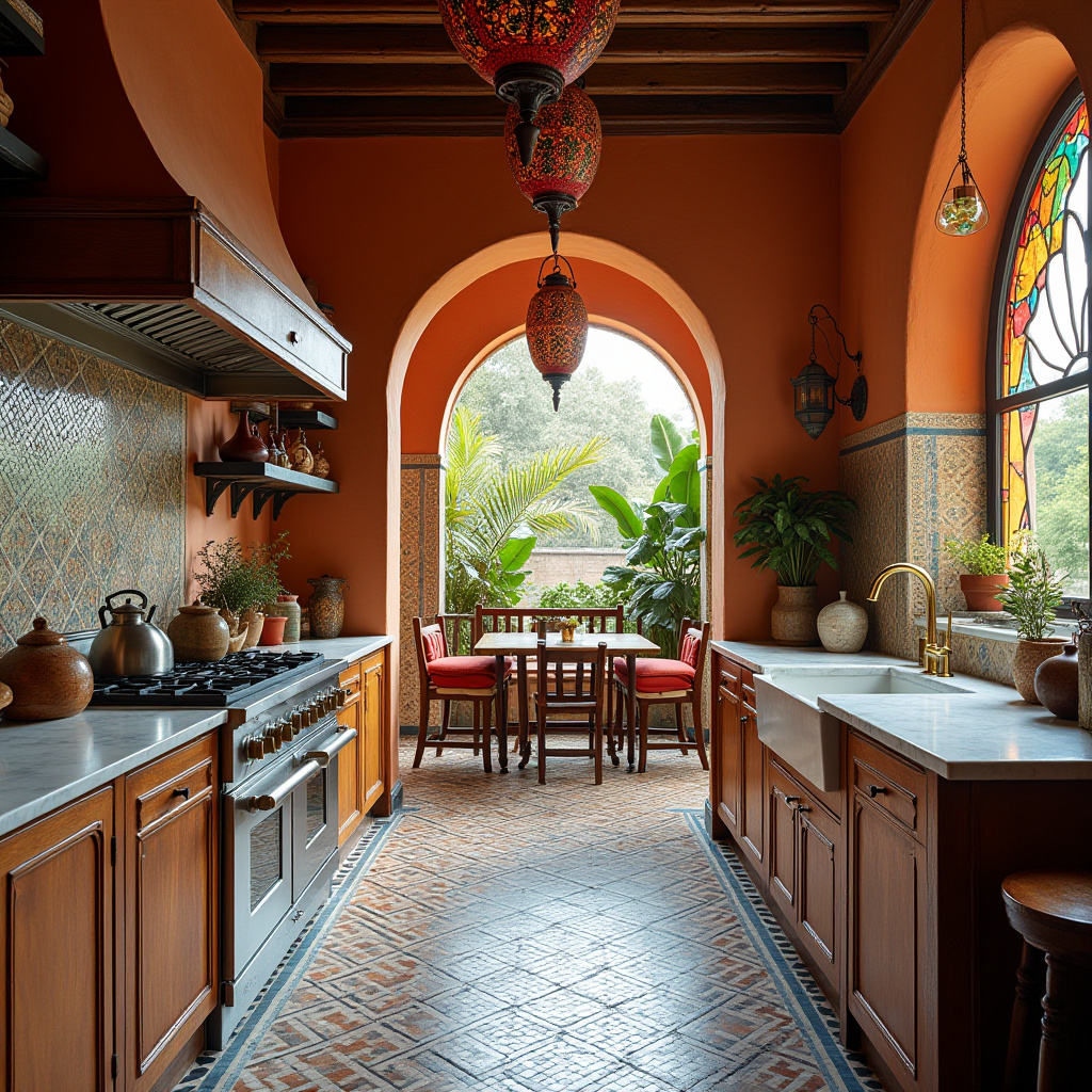 colorful boho kitchen 13