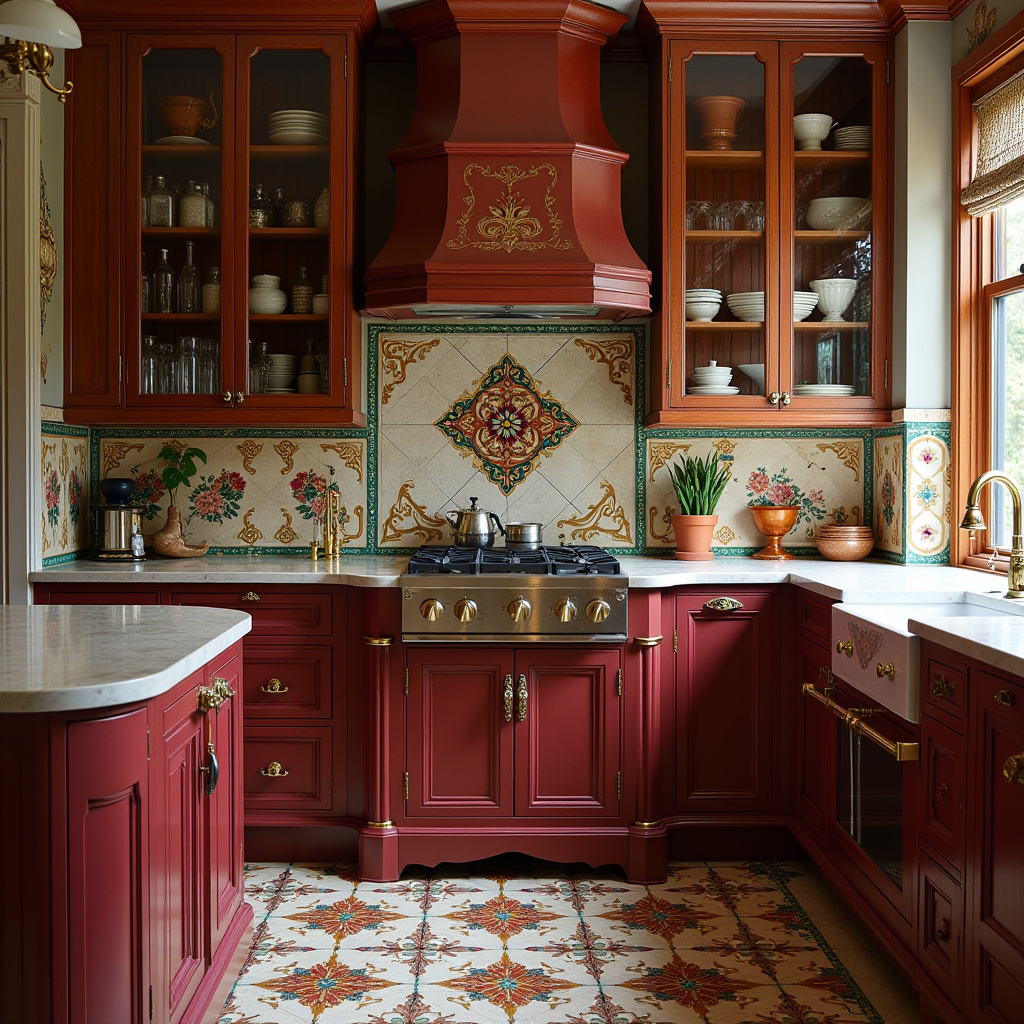 colorful boho kitchen 21
