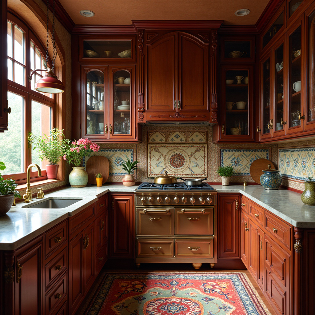 colorful boho kitchen 22
