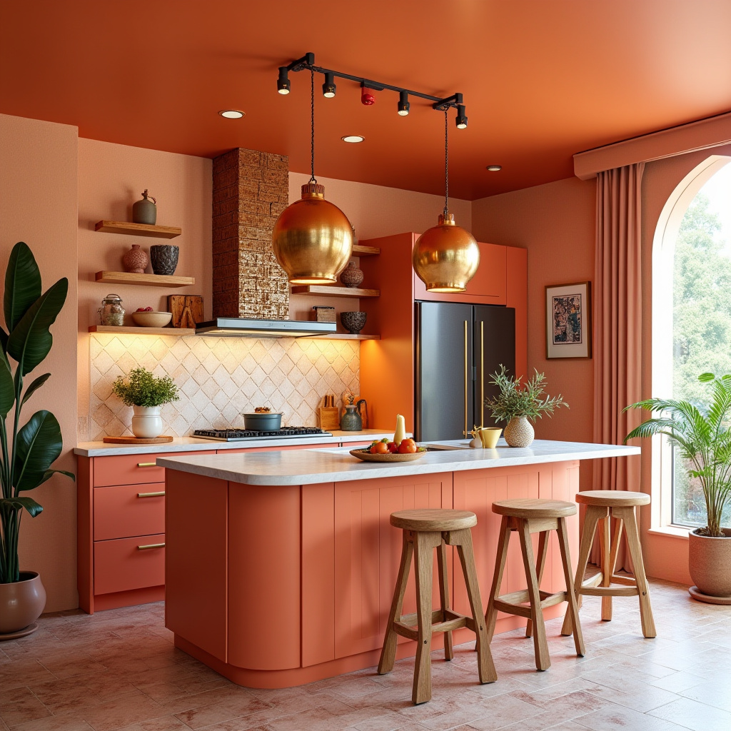colorful boho kitchen 28