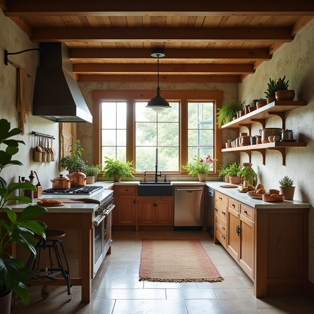 colorful boho kitchen 29