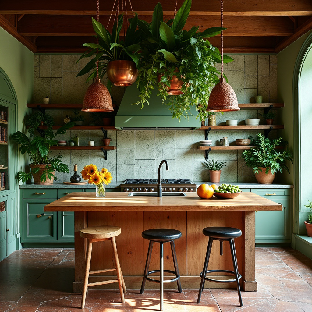 colorful boho kitchen 3