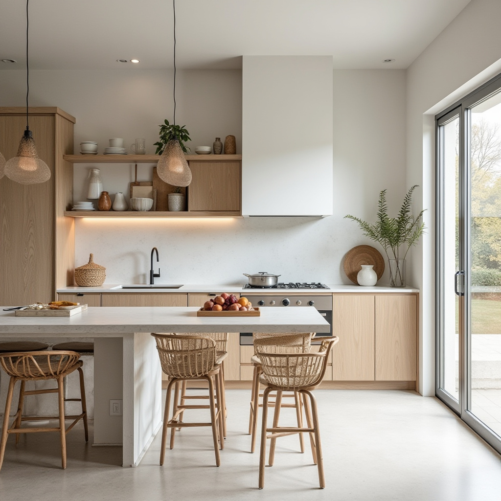 colorful boho kitchen 37