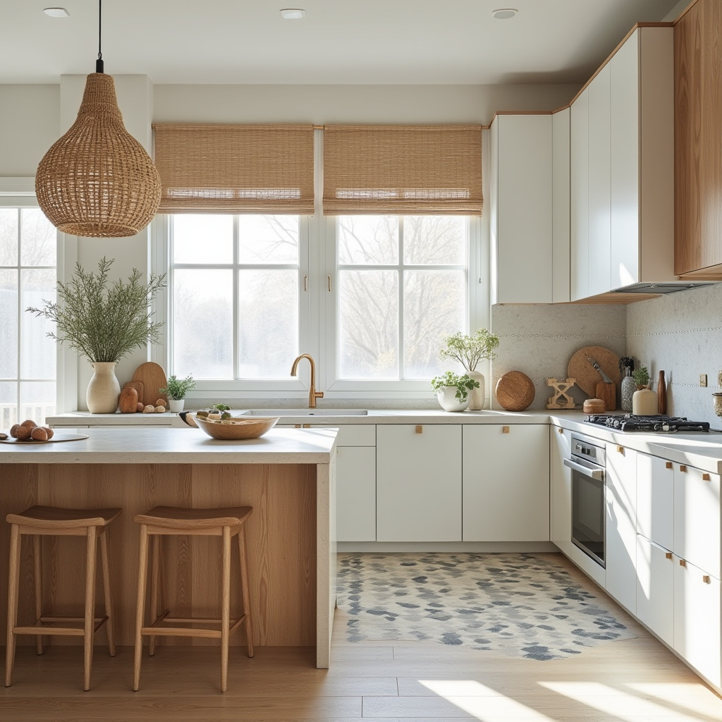 colorful boho kitchen 38