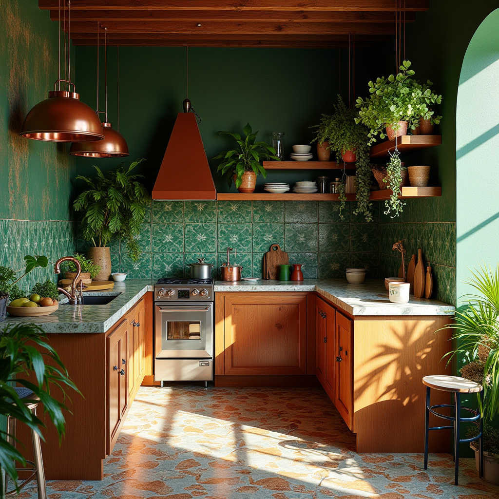 colorful boho kitchen 4