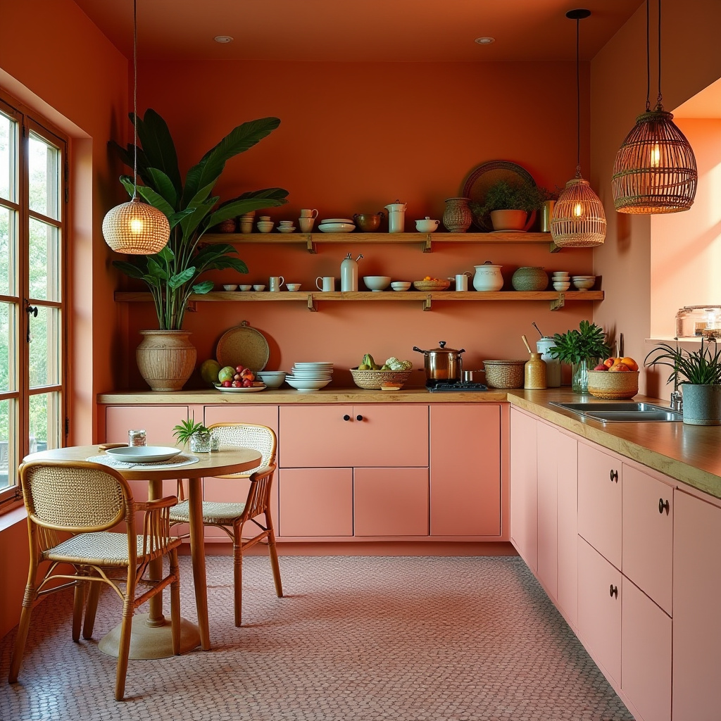 colorful boho kitchen 5