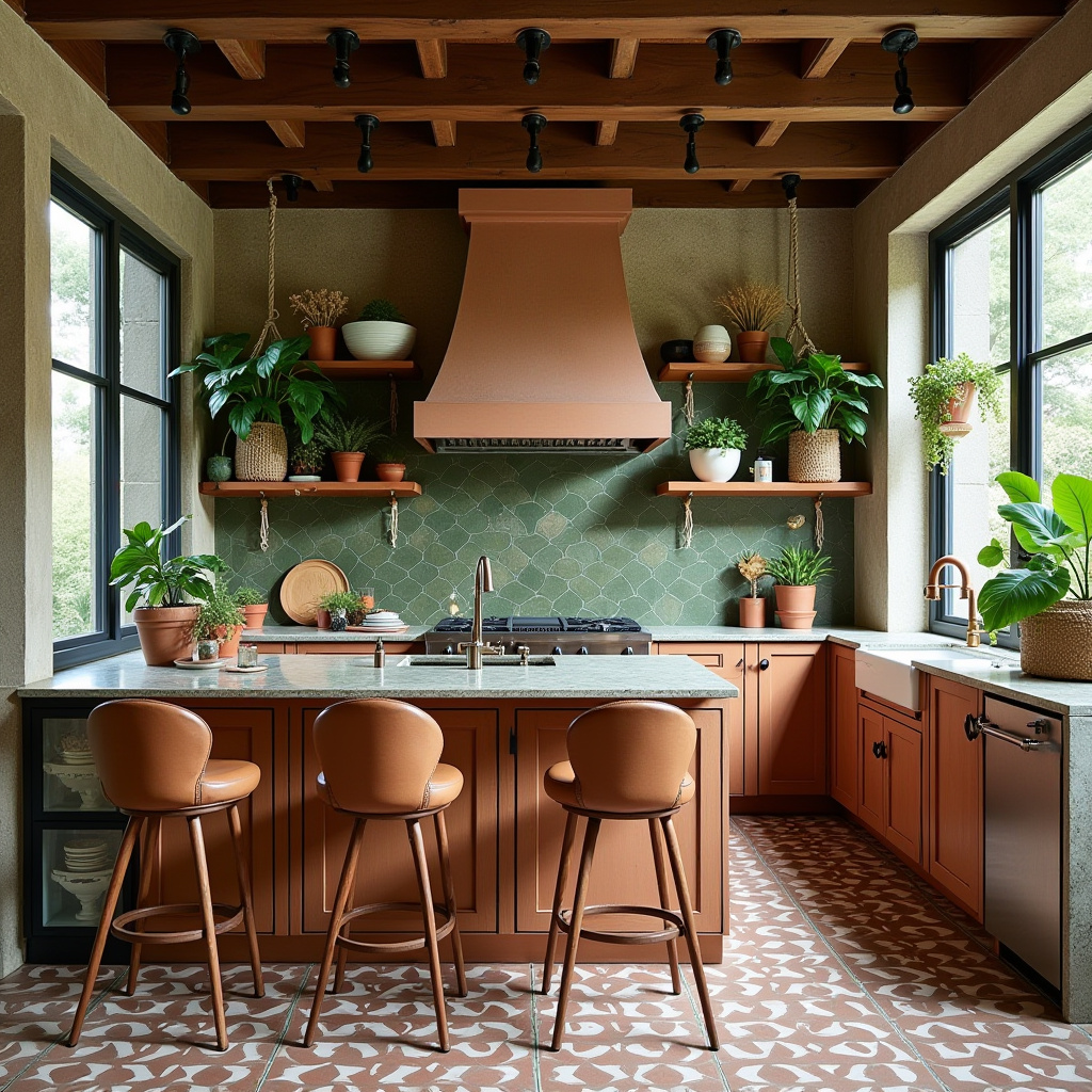 colorful boho kitchen 7