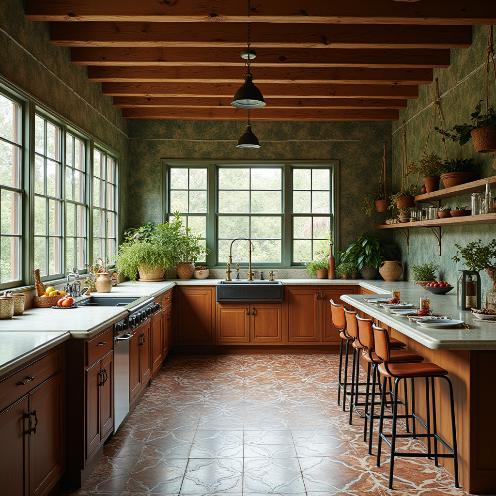 colorful boho kitchen 8