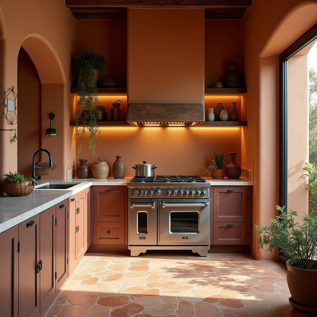 colorful boho kitchen 9