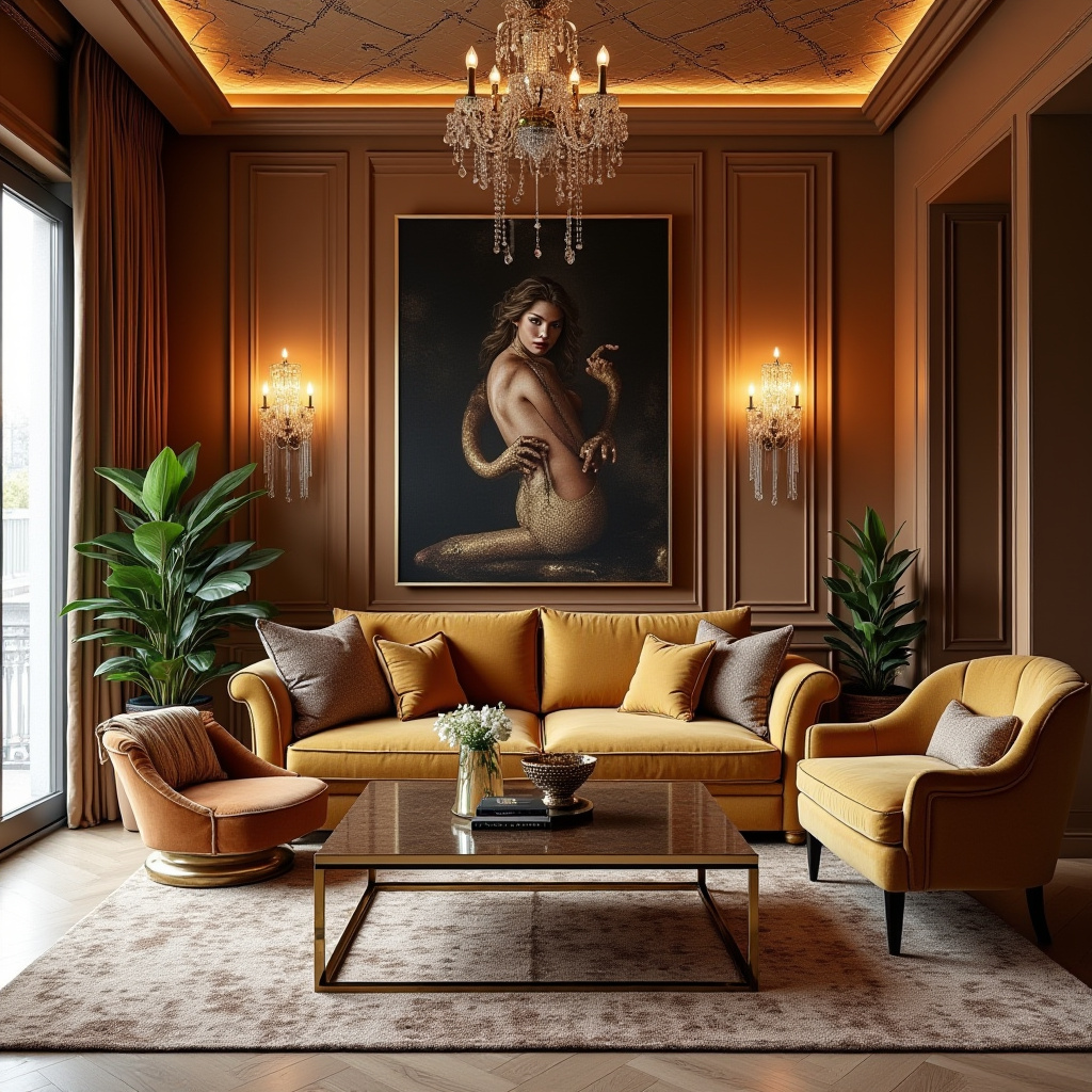 colorful boho living room 30