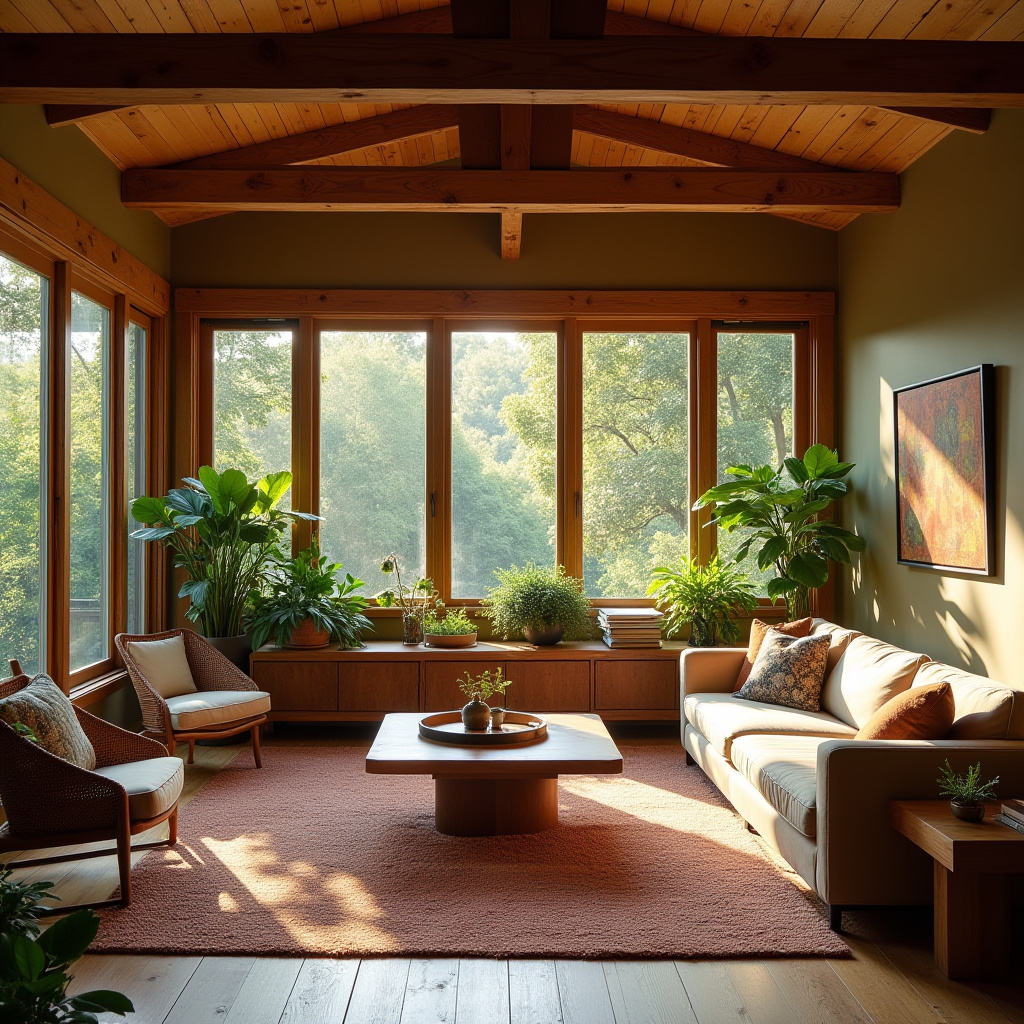 colorful boho living room 32