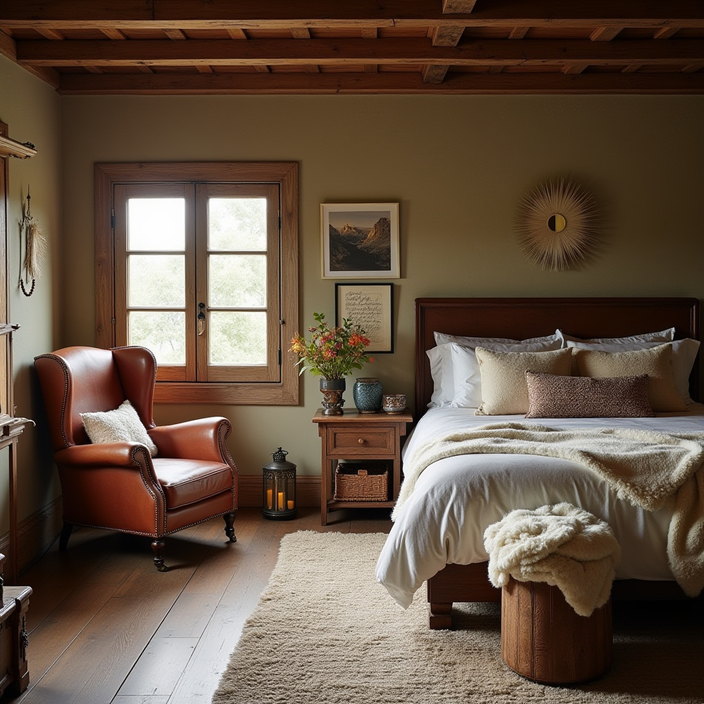 cozy boho bedroom 12