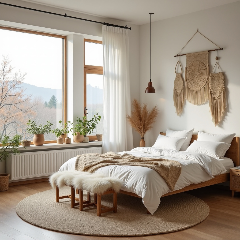 cozy boho bedroom 17