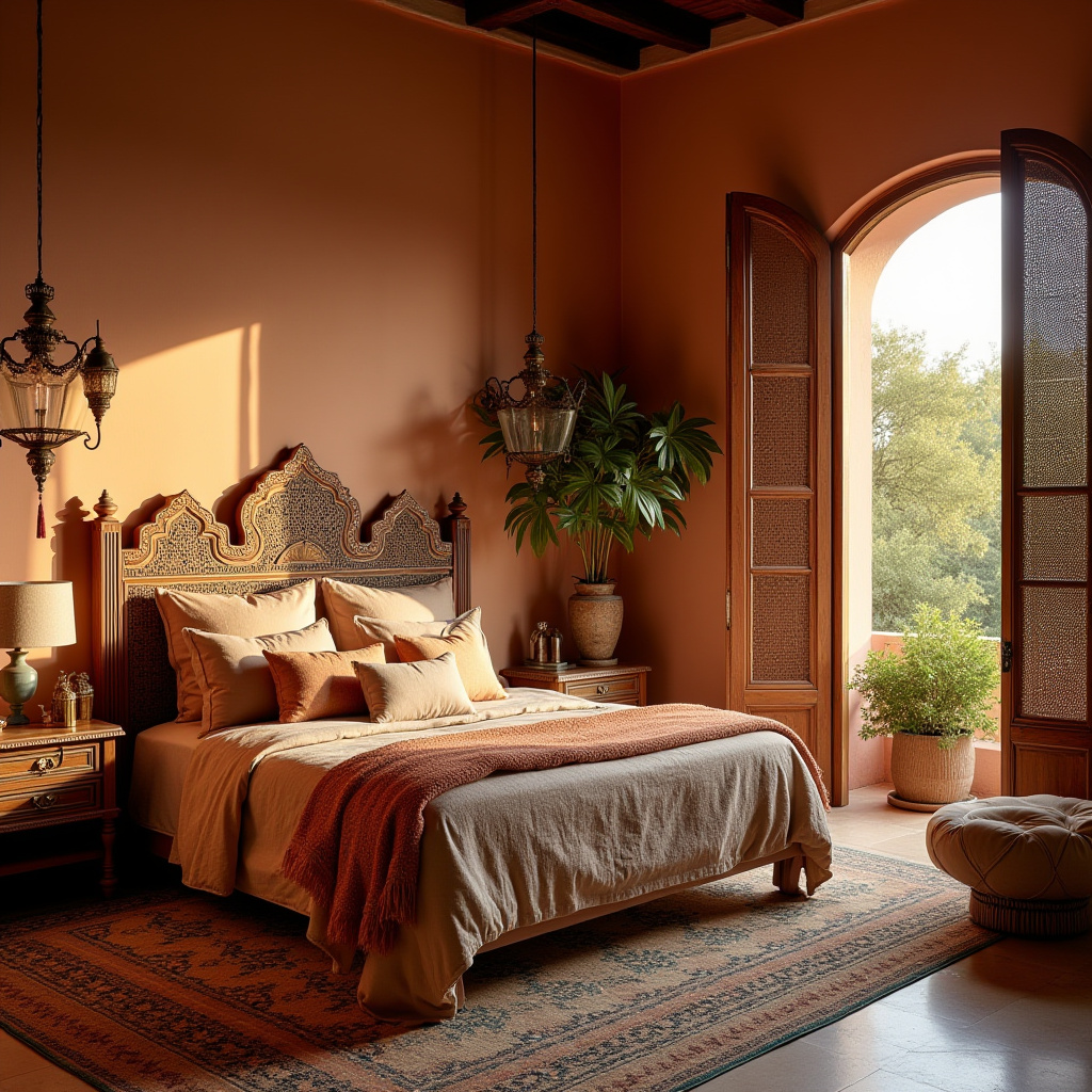 cozy boho bedroom 19