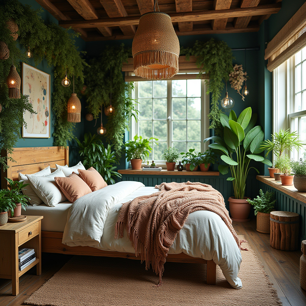 cozy boho bedroom 30