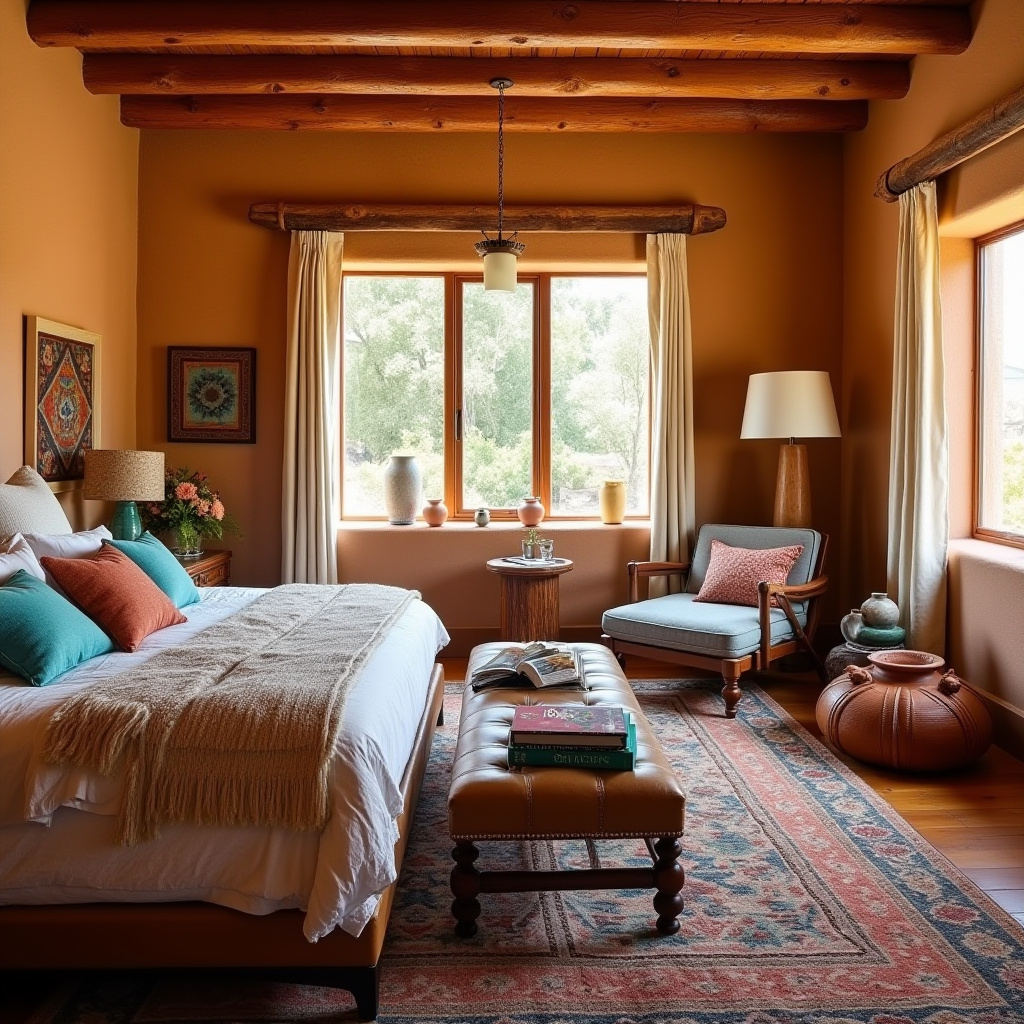 cozy boho bedroom 32