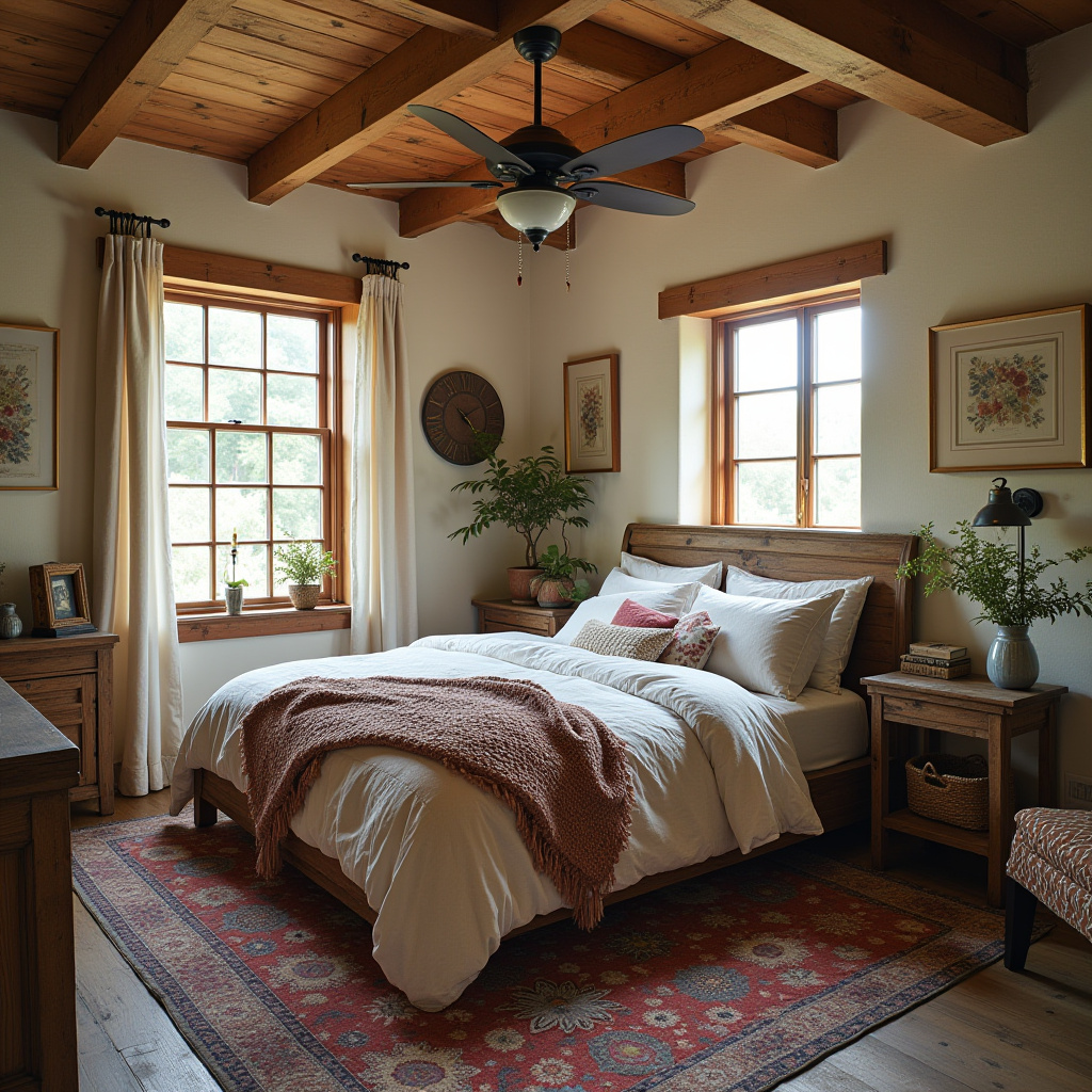 cozy boho bedroom 34