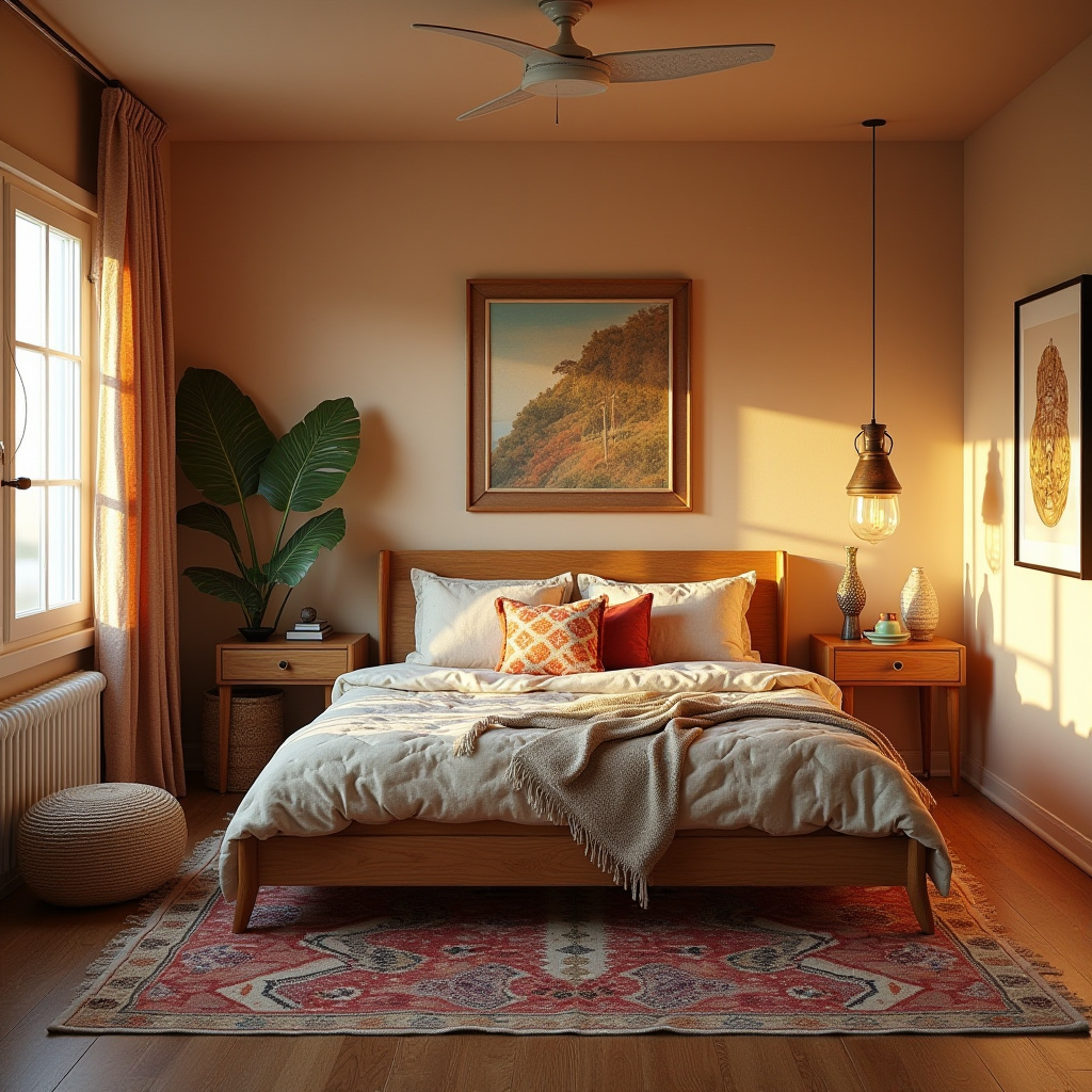 cozy boho bedroom 39