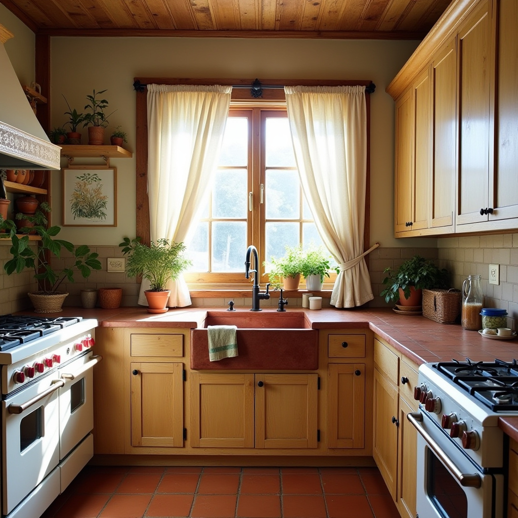 cozy boho kitchen 11