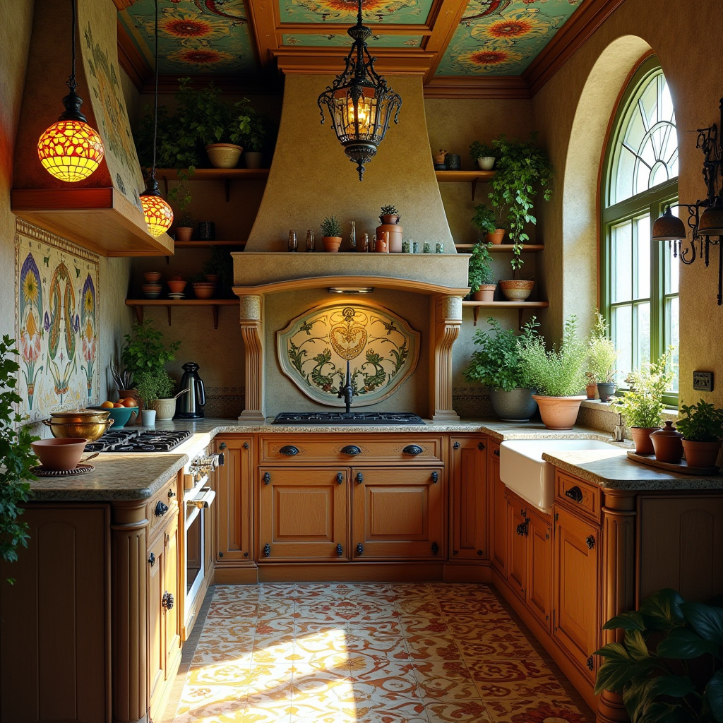 cozy boho kitchen 14