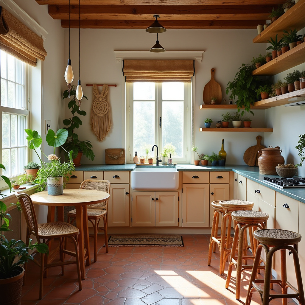 cozy boho kitchen 2