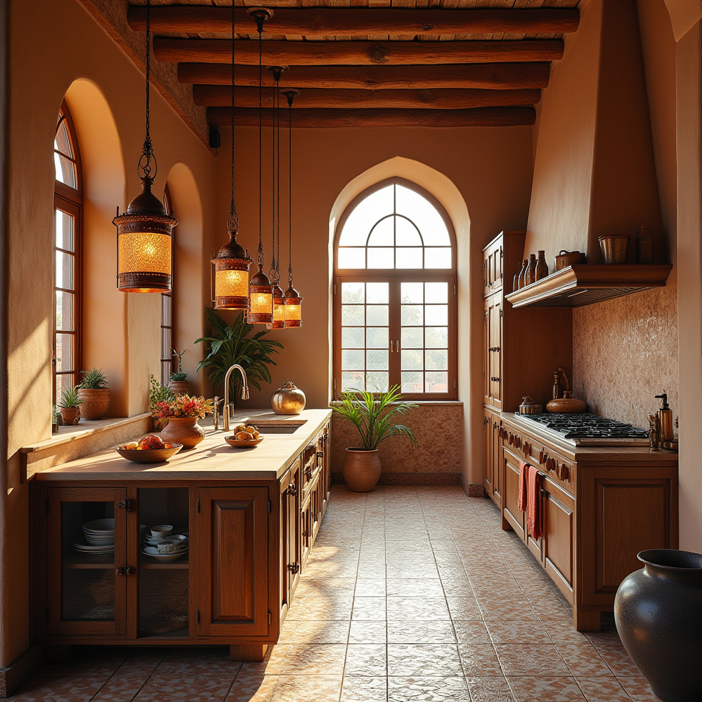 cozy boho kitchen 21