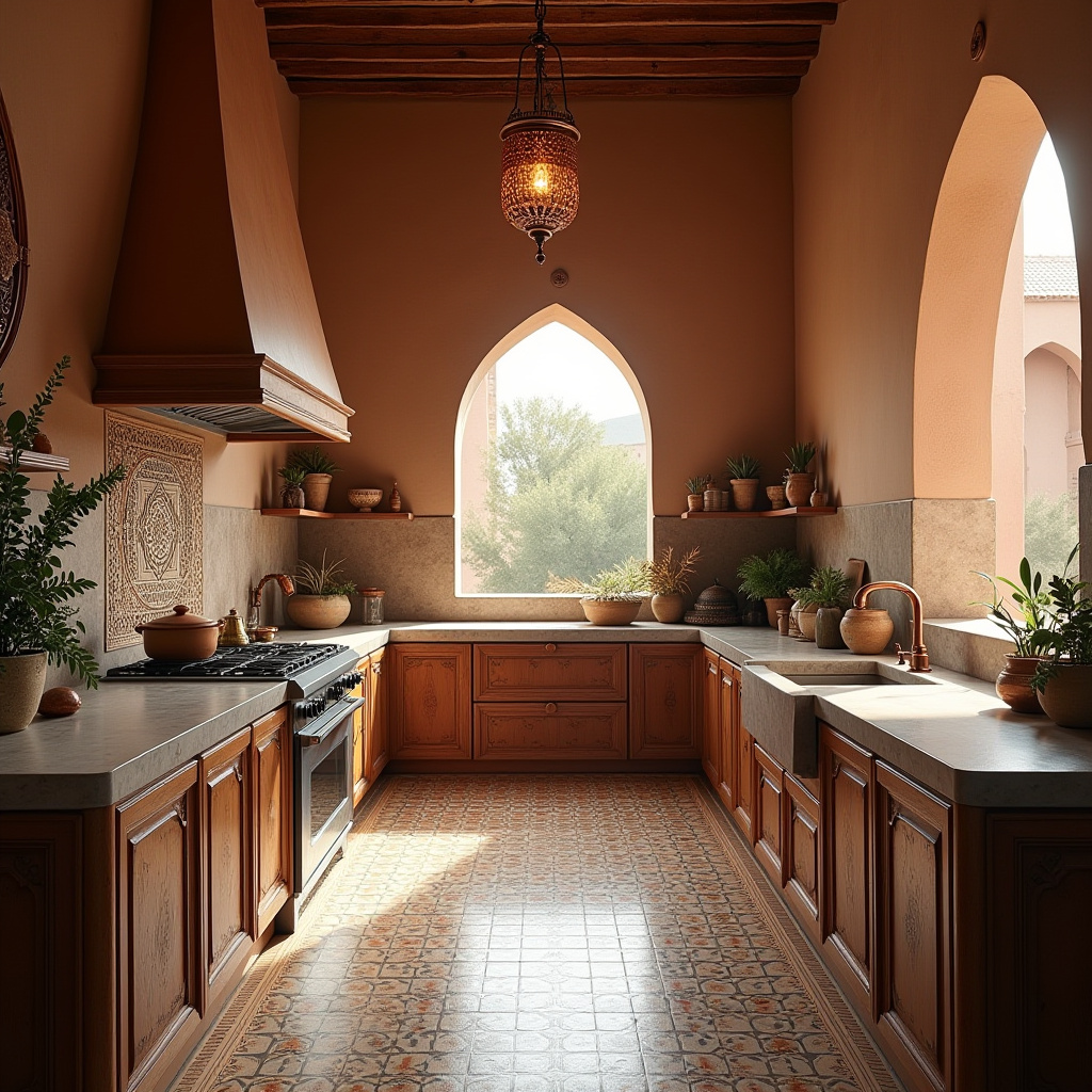 cozy boho kitchen 22