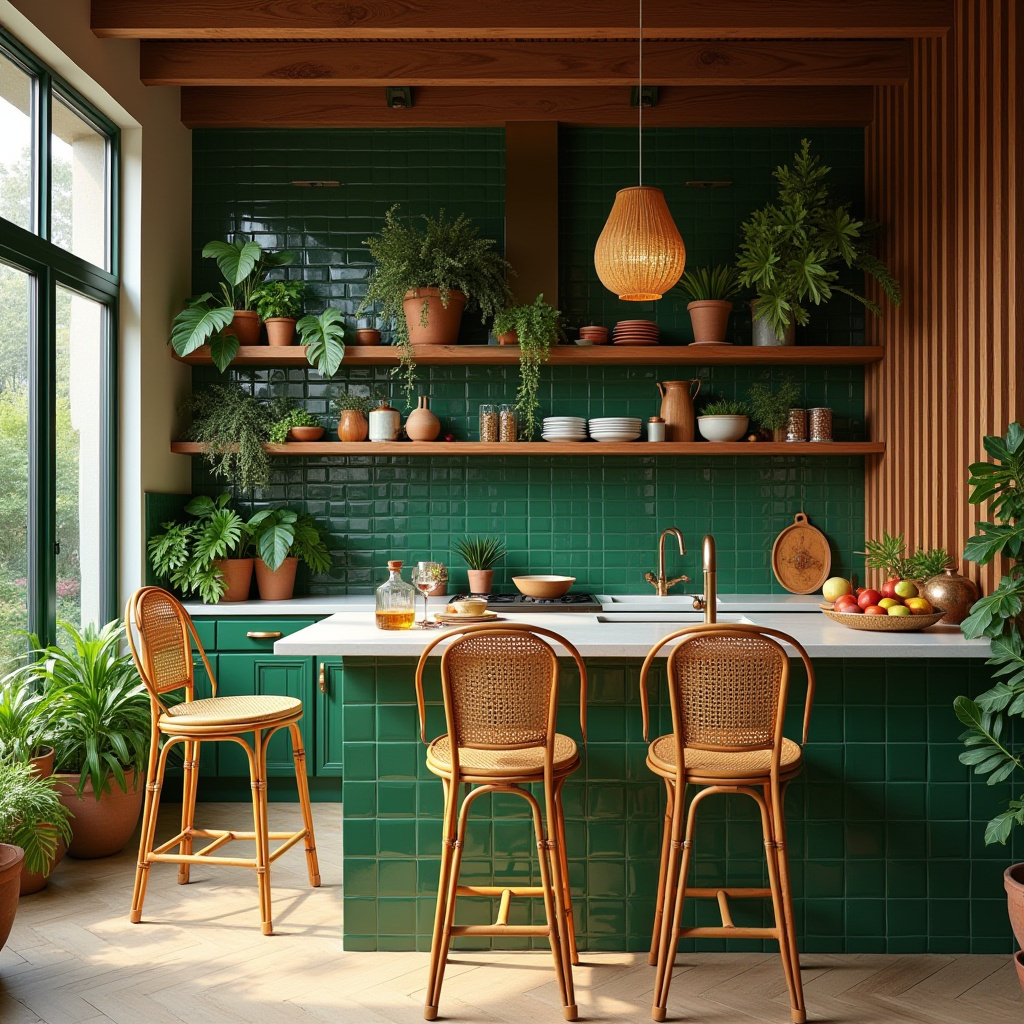 cozy boho kitchen 24