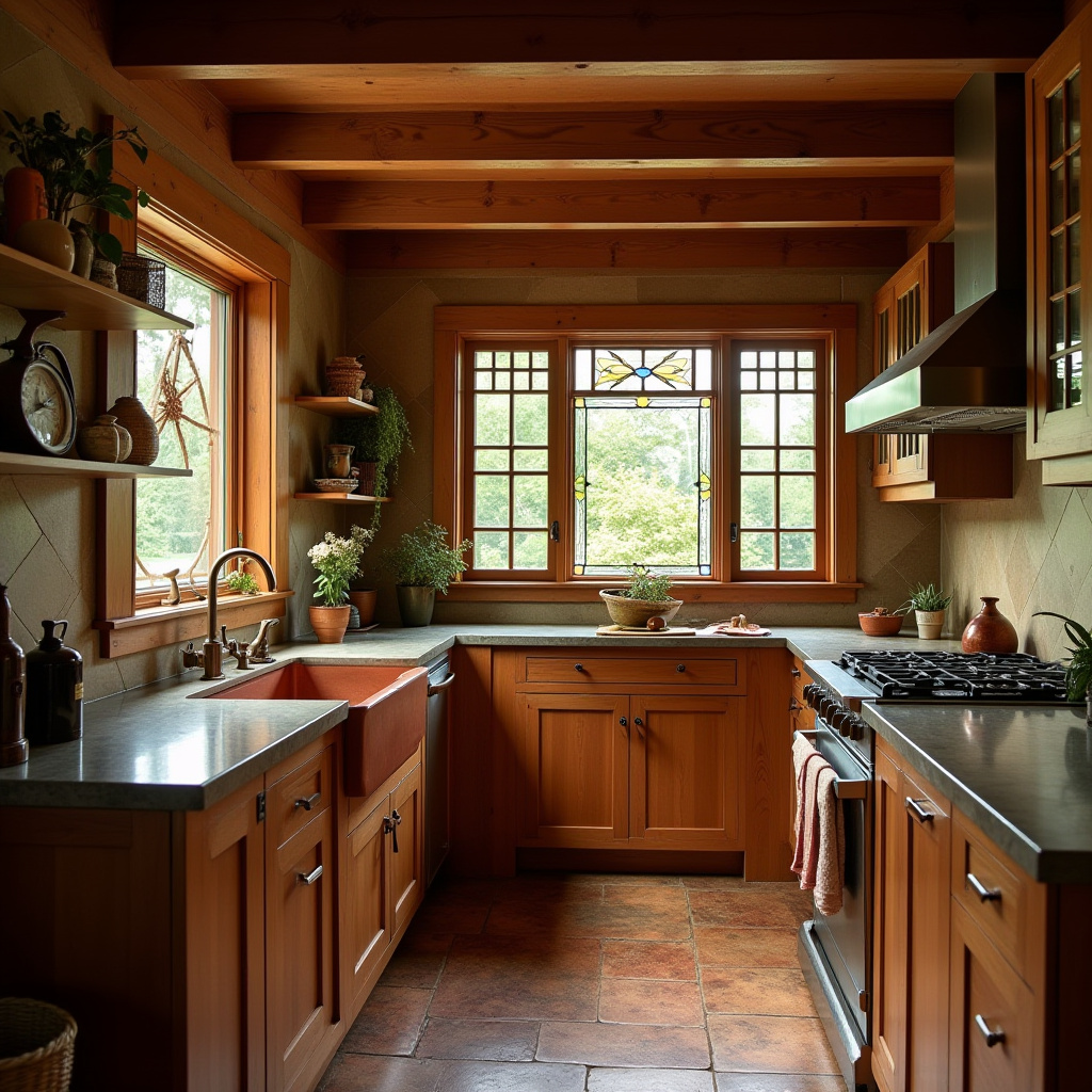 cozy boho kitchen 28