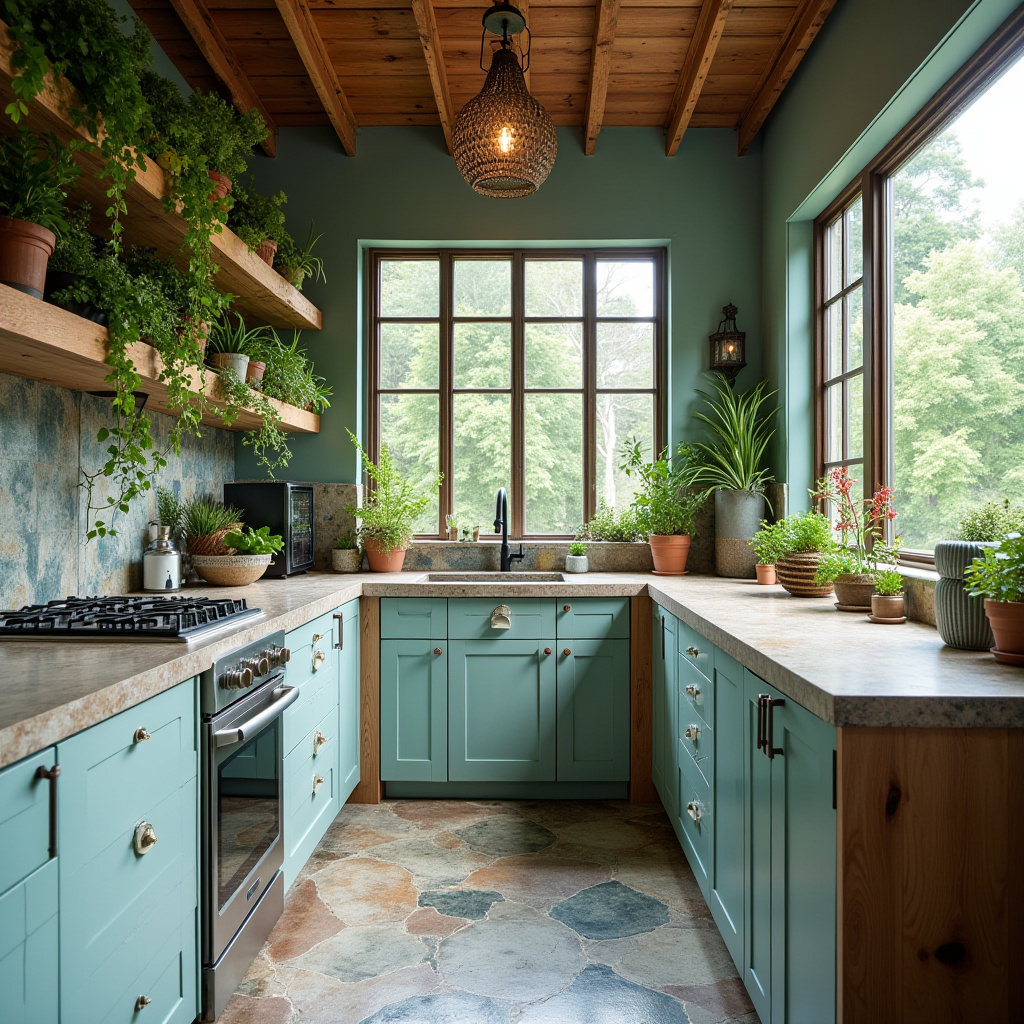cozy boho kitchen 30
