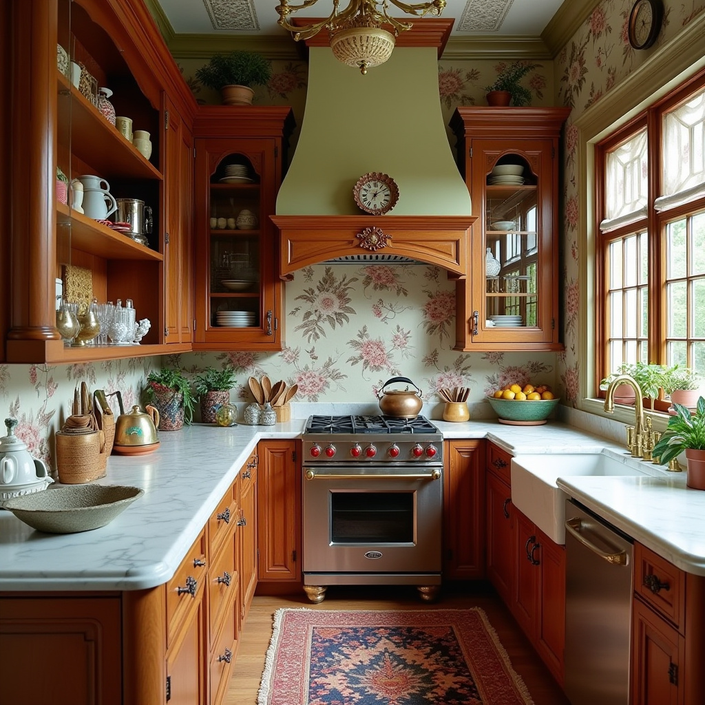 cozy boho kitchen 32