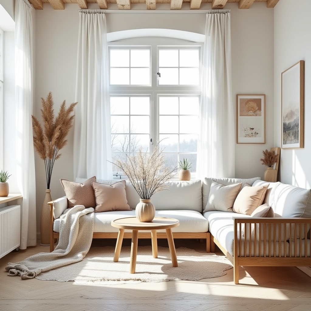 cozy boho living room 15
