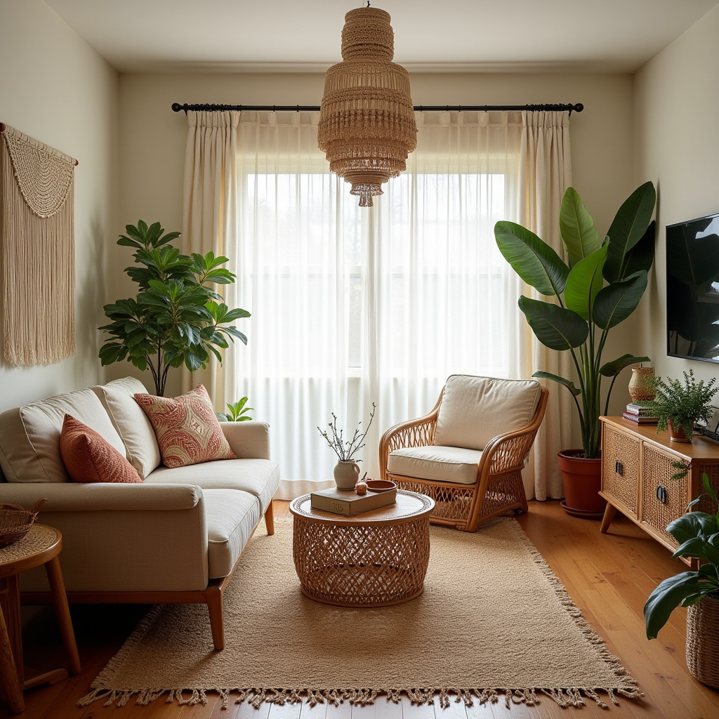 cozy boho living room 2