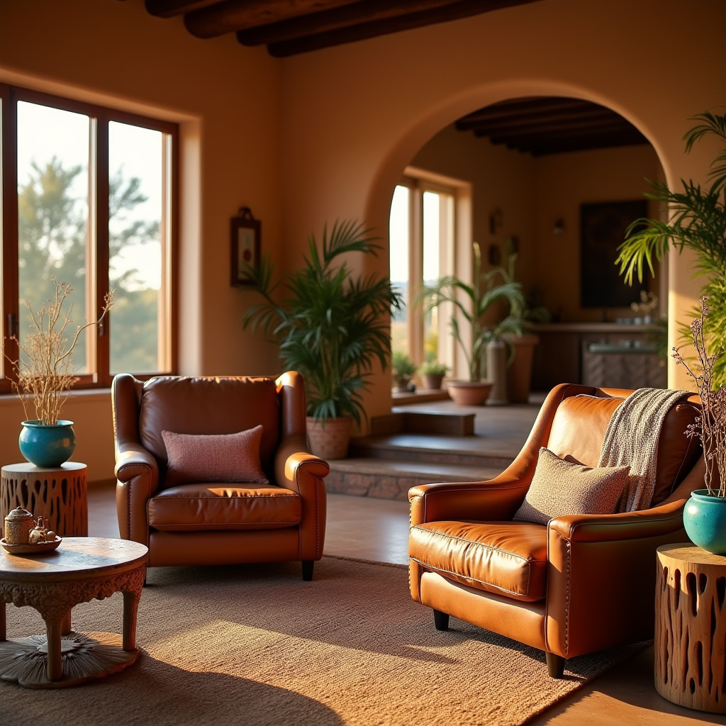cozy boho living room 28