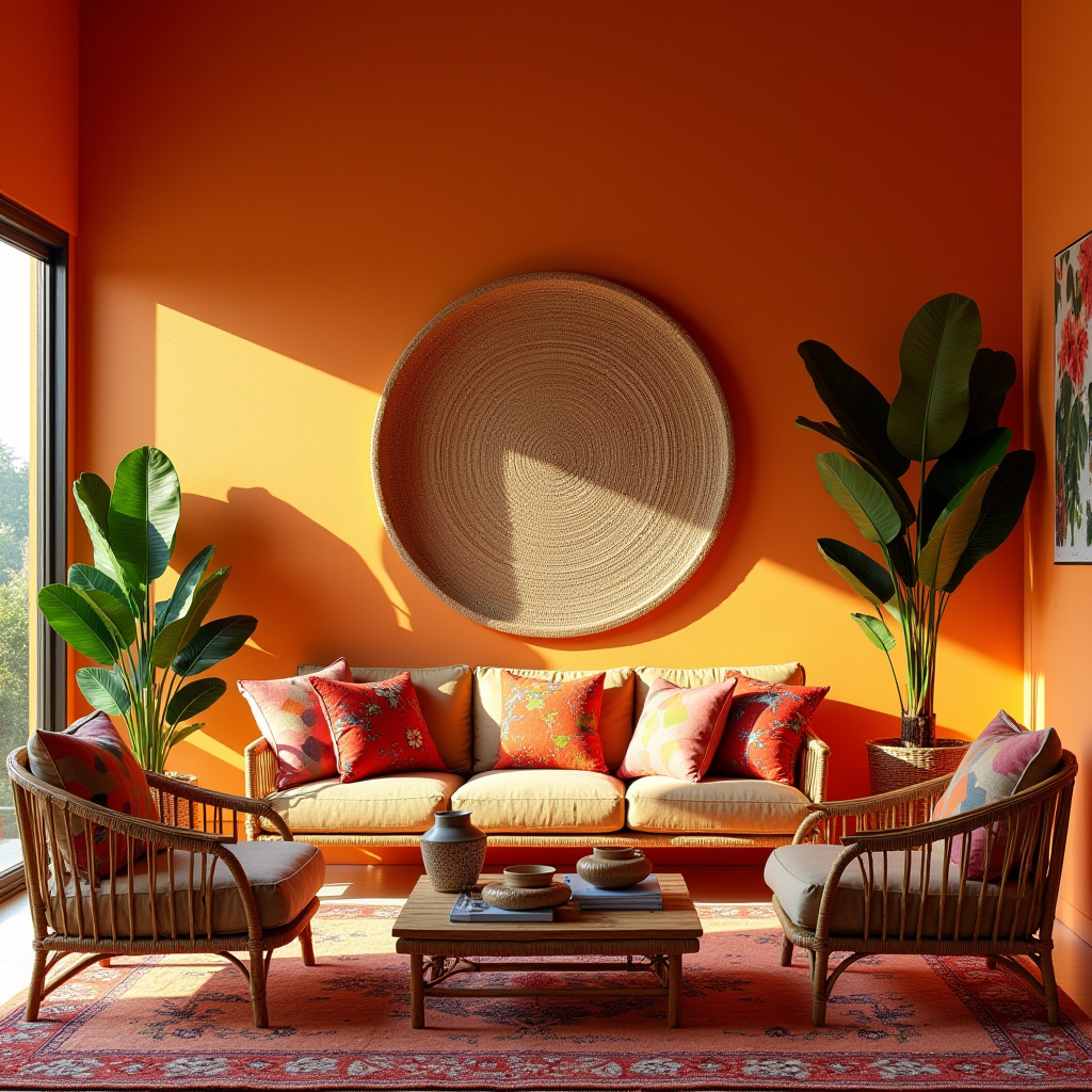cozy boho living room 32
