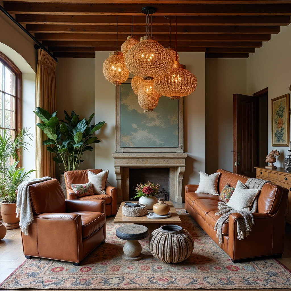 cozy boho living room 4