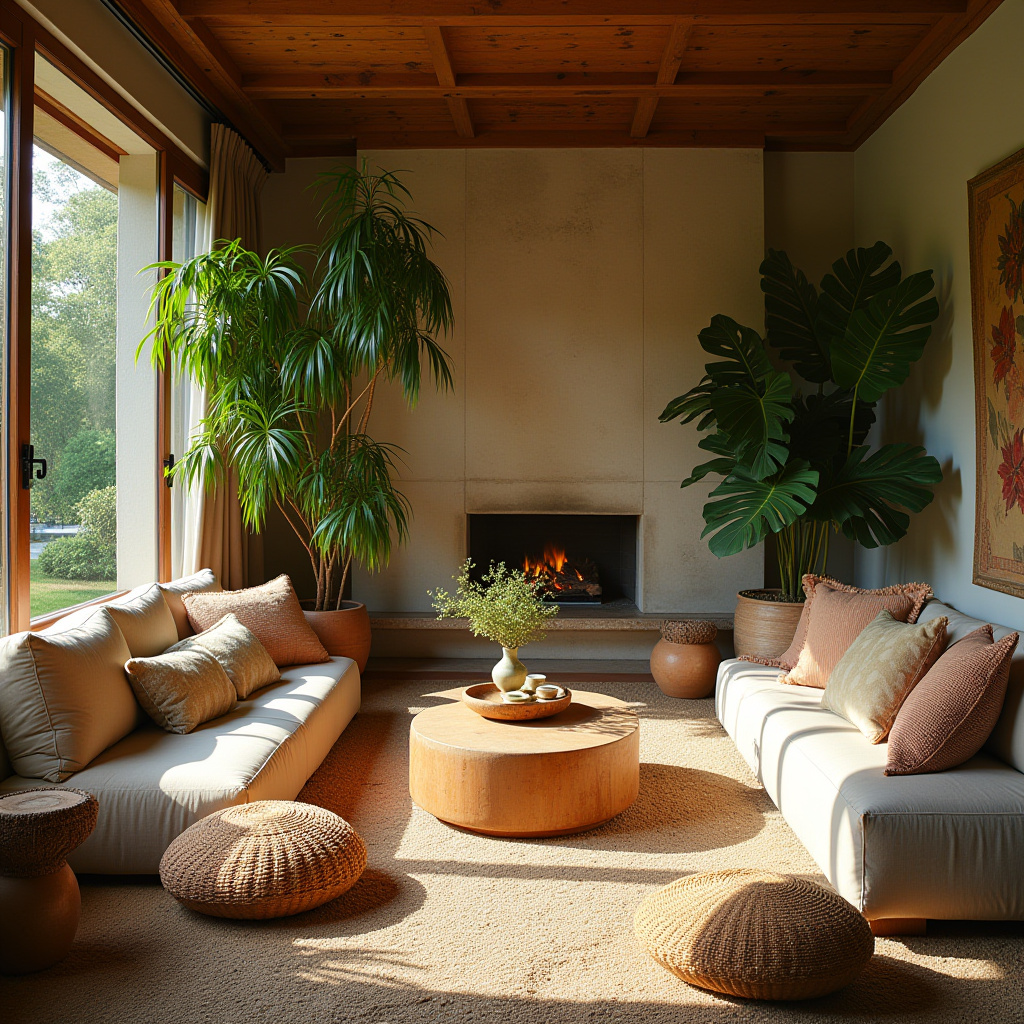 cozy boho living room 5